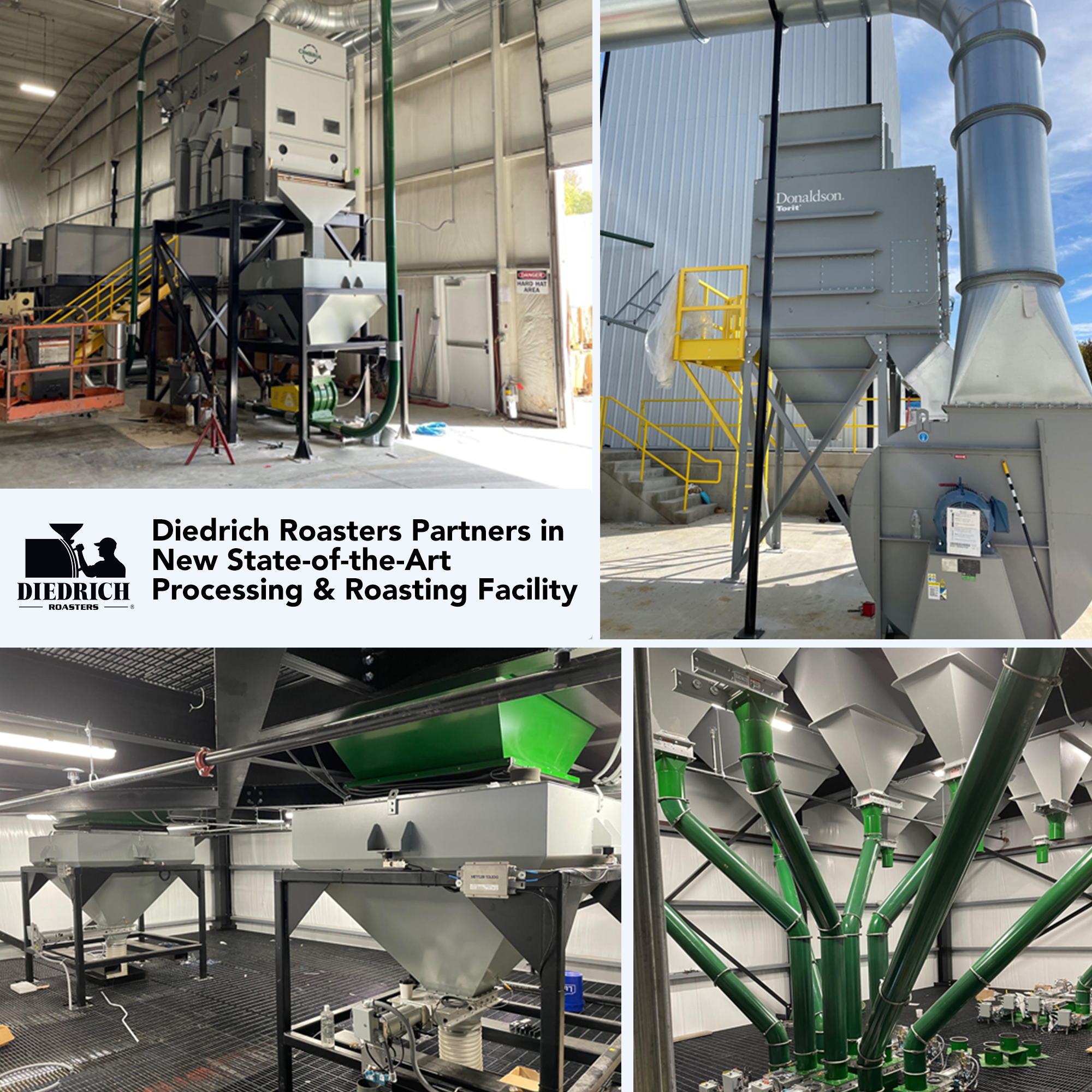 Diedrich Roasters Partners in New State-of-the-Art Processing & Roasting Facility